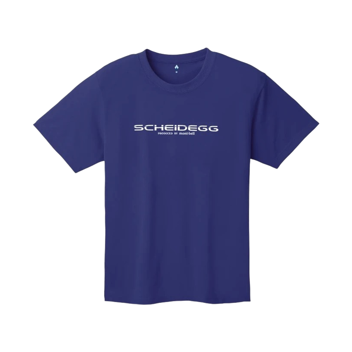 몽벨 위크론 샤이데그 로고 티셔츠 블루(Montbell Wickron Scheidegg Logo T-Shirt Blue)