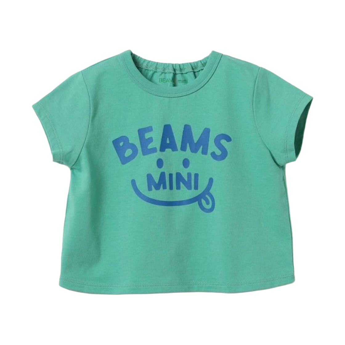 45-29-0025-443 (Kids) Beams Mini Smile Logo T-shirt Light Green - Web Exclusive
