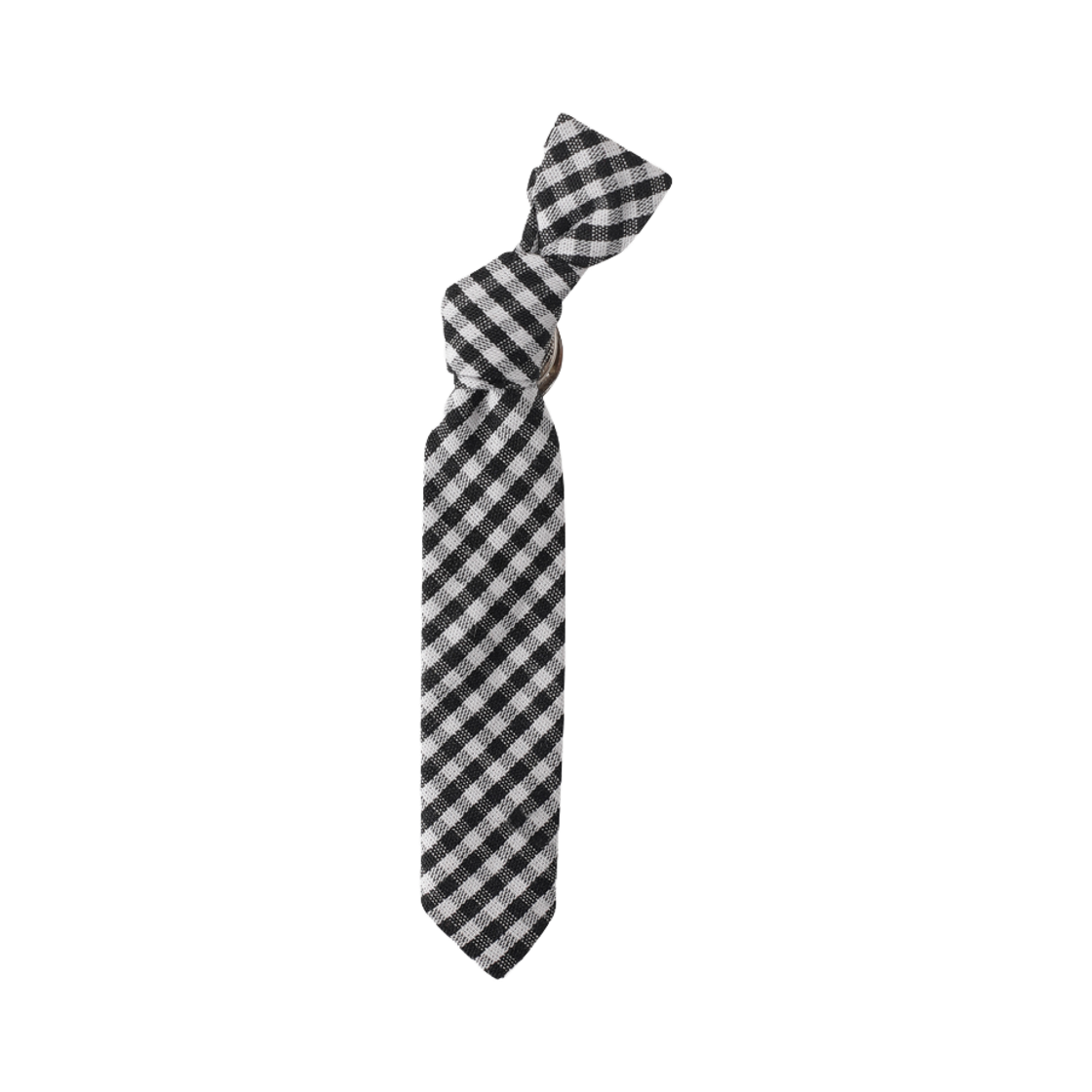 프라블럼올웨이즈 체크 타이 뱃지(Problemallways Check Tie Badge)