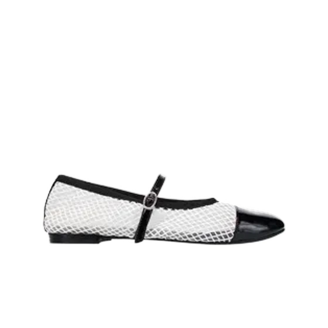 (W) 레페토 조지아나 화이트 블랙((W) Repetto Georgiana White Black)