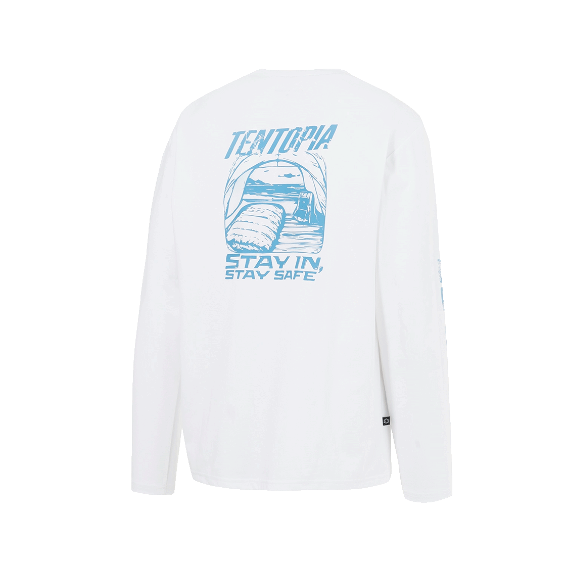 제로그램 TENTOPIA Sorona 멀티그래픽 긴팔 티셔츠(ZEROGRAM Tentopia Sorona Multi Graphic LS White) - 1