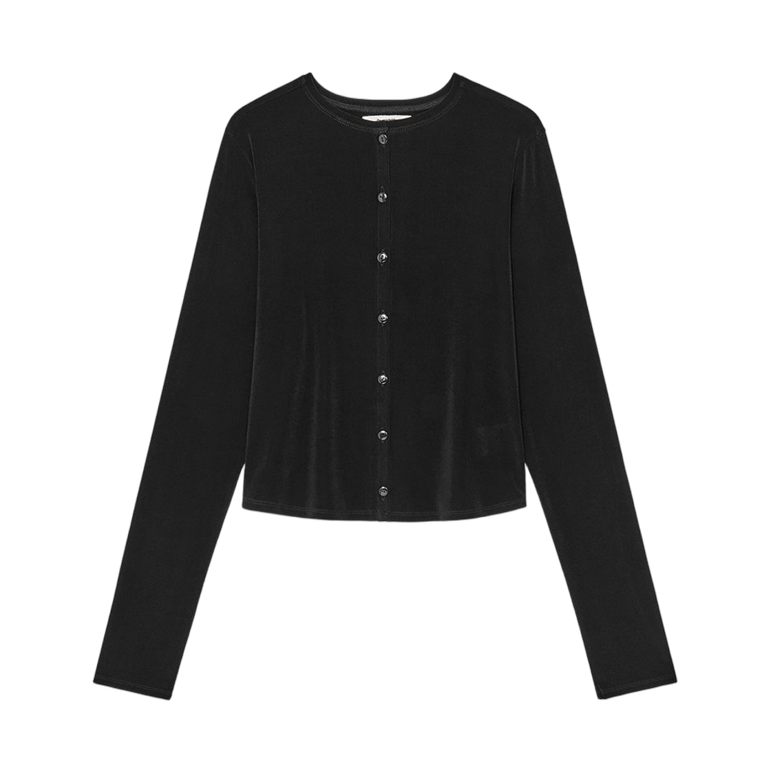 (W) 글로니 G 박스 가디건 세트 블랙((W) Glowny G Box Cardigan Set Black) - 1