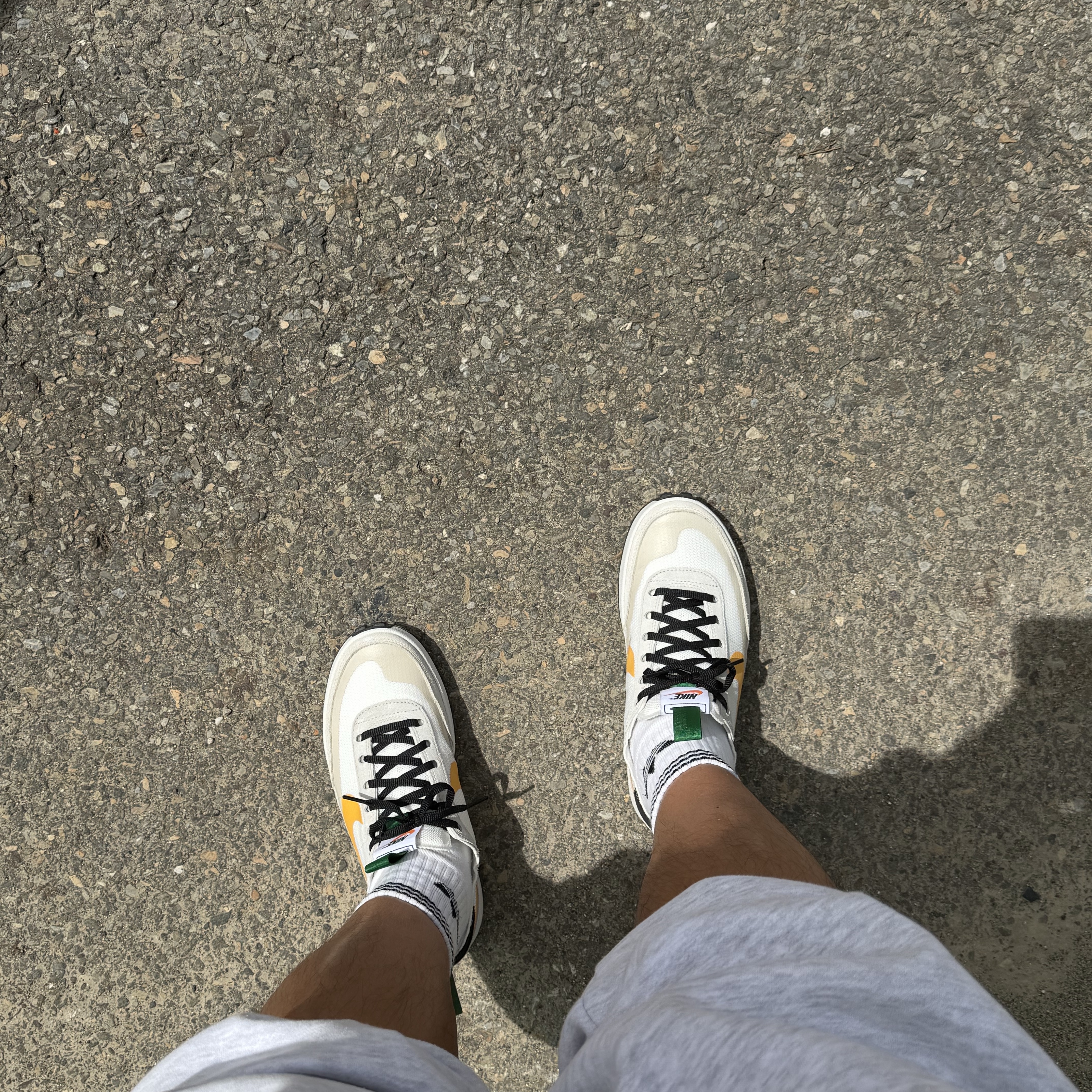 Nike x Tom Sachs General Purpose Shoe Pine Green University Gold 착용 스타일