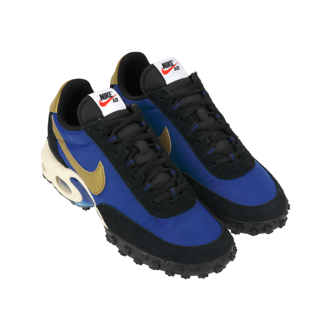 나이키 에어맥스 와플 블랙 앤 하이퍼 블루(Nike Air Max Waffle Black and Hyper Blue) - 4