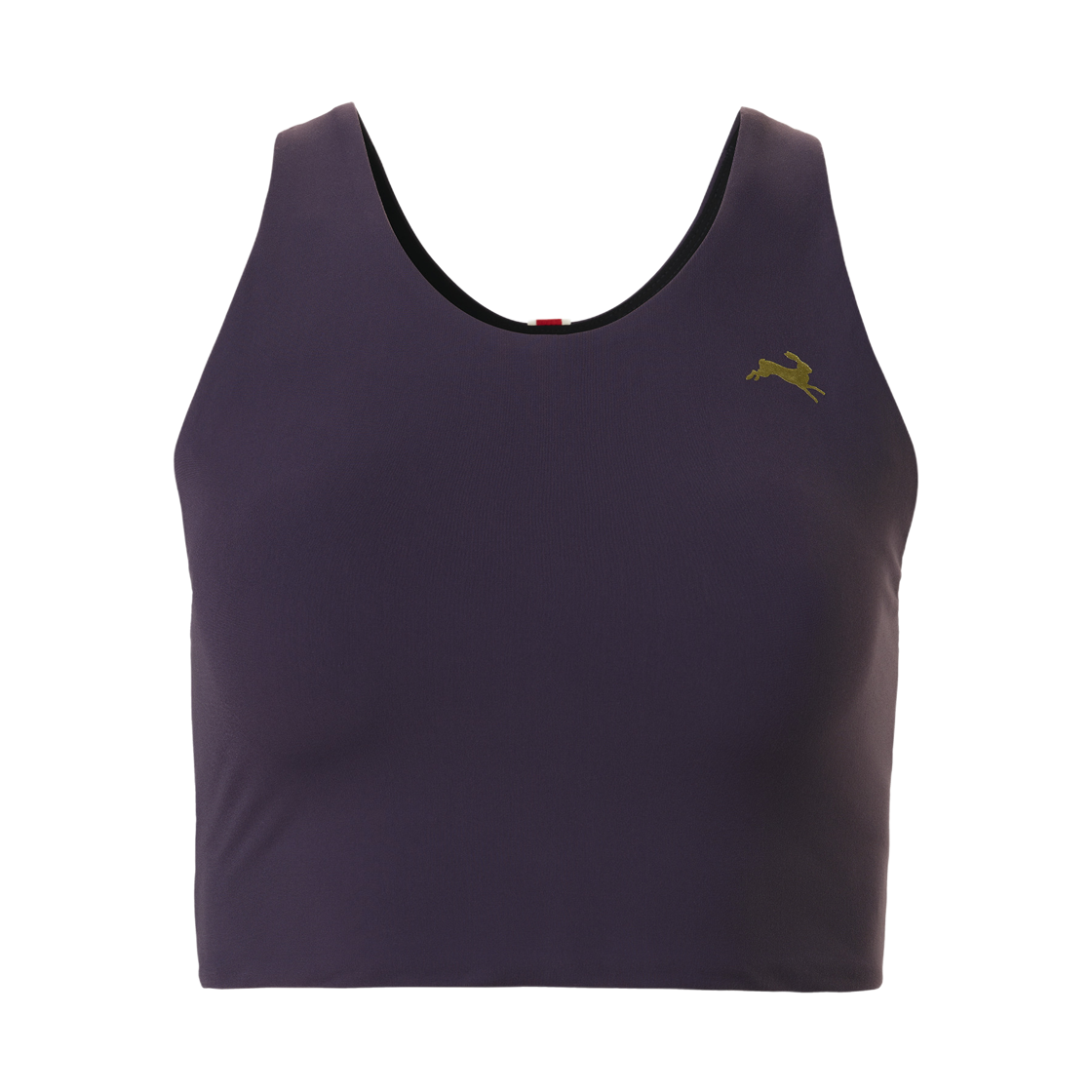 (W) 트랙스미스 턴오버 크롭 탑 나이트쉐이드((W) Tracksmith Turnover Crop Top Nightshade) - 1