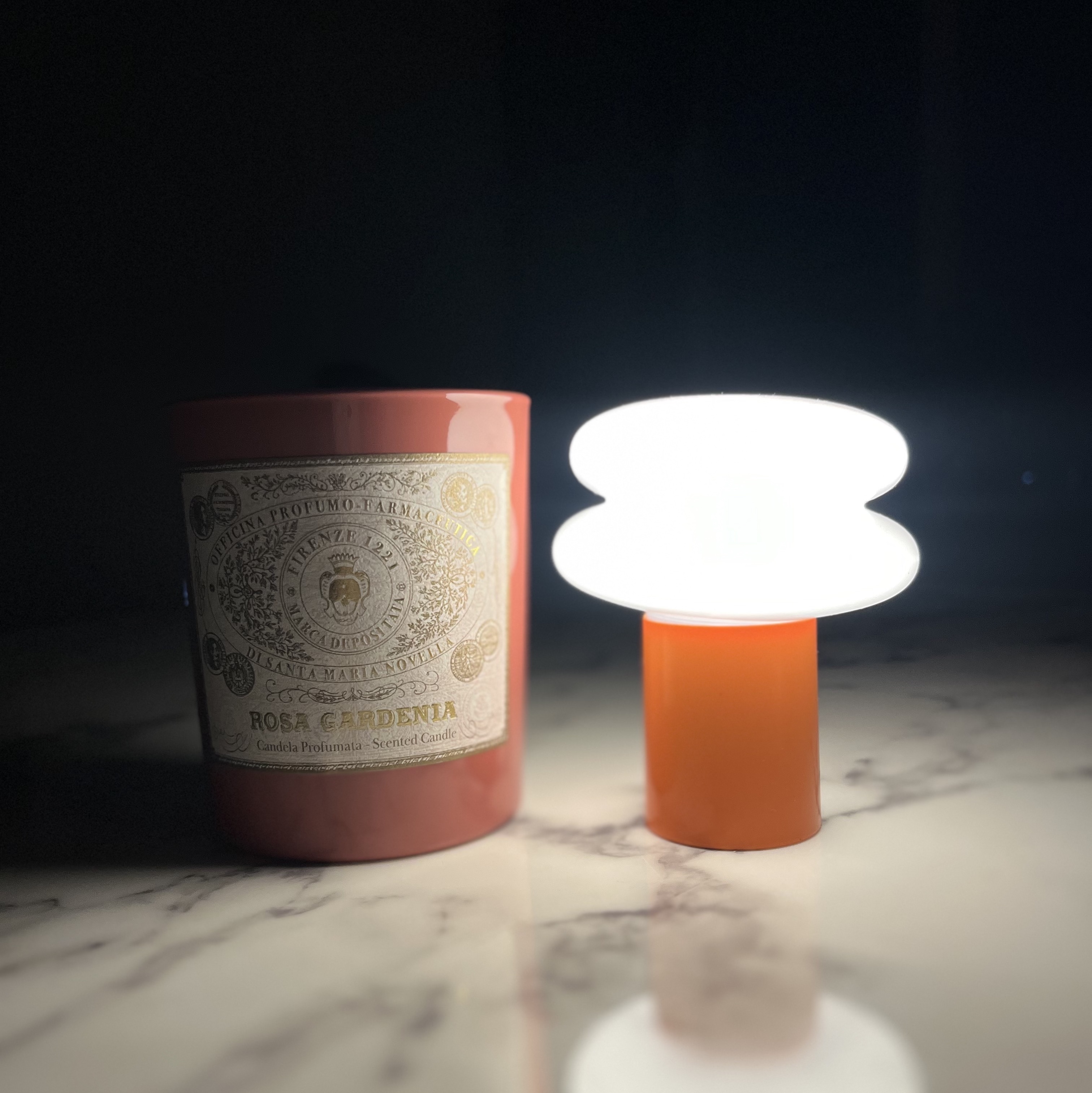 ILKW SNOWMAN8 Portable Tangerine, Santa Maria Novella Rosa Gadenia Scented Candle (Korean Ver.) 착용 스타일