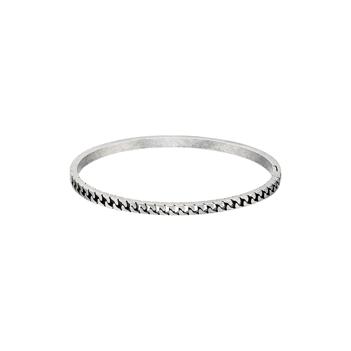 넘버링 #5952 하프 앤 하프 뱅글 브레이슬릿 빈티지(NUMBERING #5952 Half & Half Bangle Bracelet Vintage)