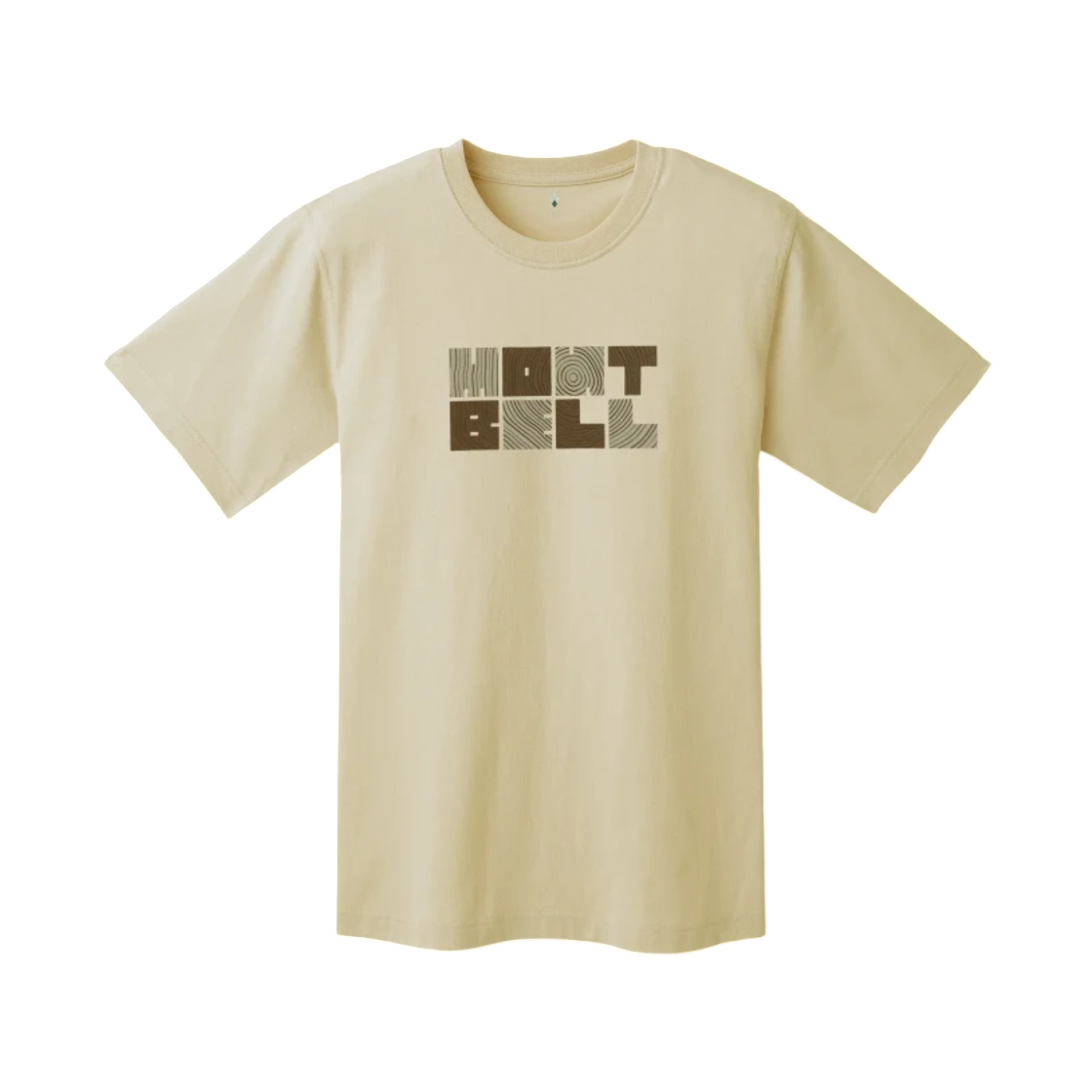 2304718 Montbell Pear Skin Cotton T-Shirt Wood Ivory
