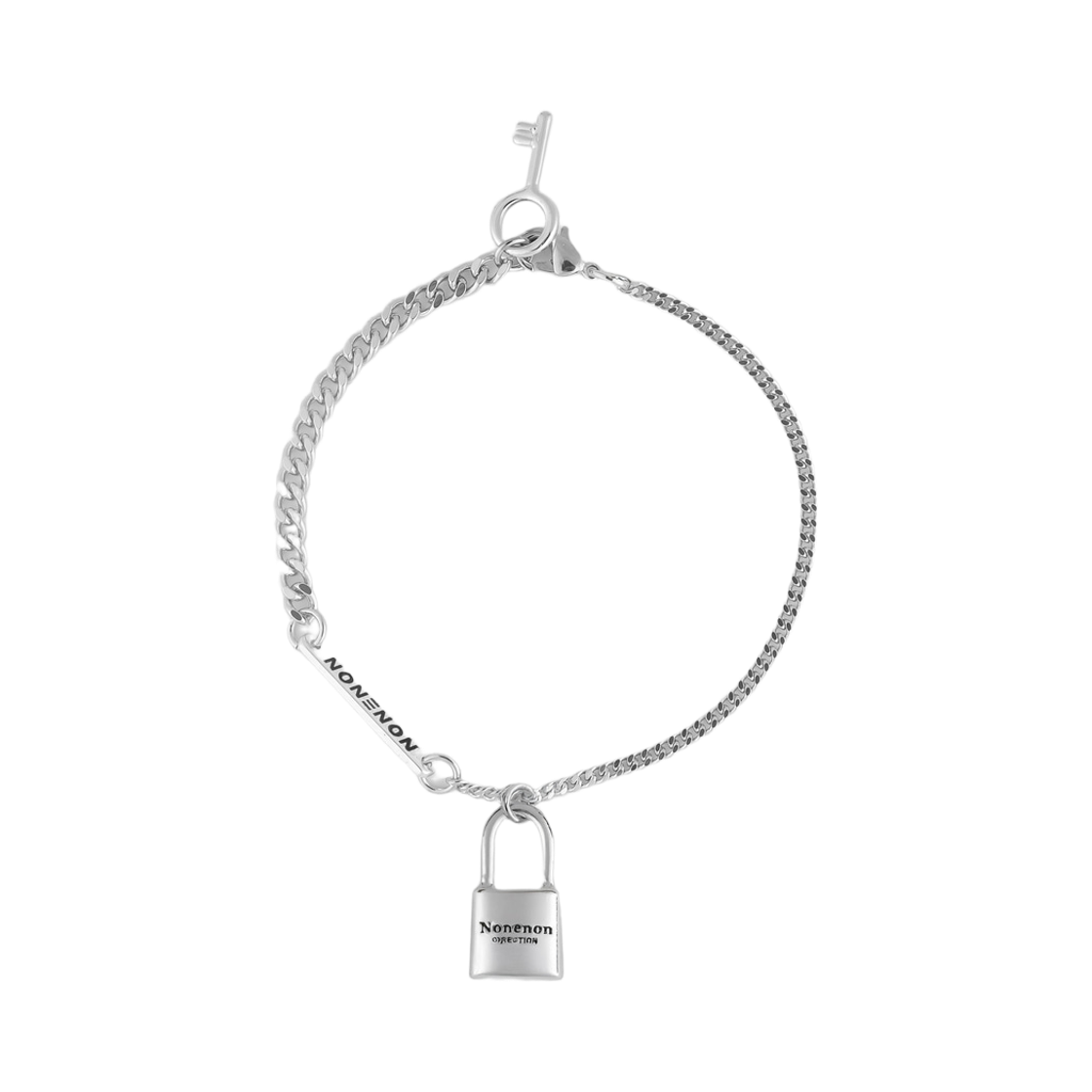 NONENON-248 Nonenon Key Lock Bracelet