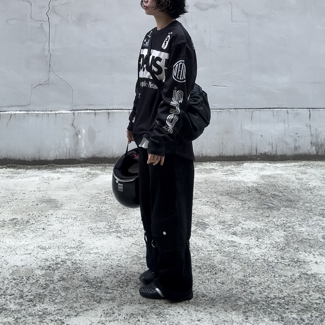 Deus Ex Machina Off Road MX Jersey Black, (W) Adidas Taekwondo Core Black Cloud White 착용 스타일 - 2