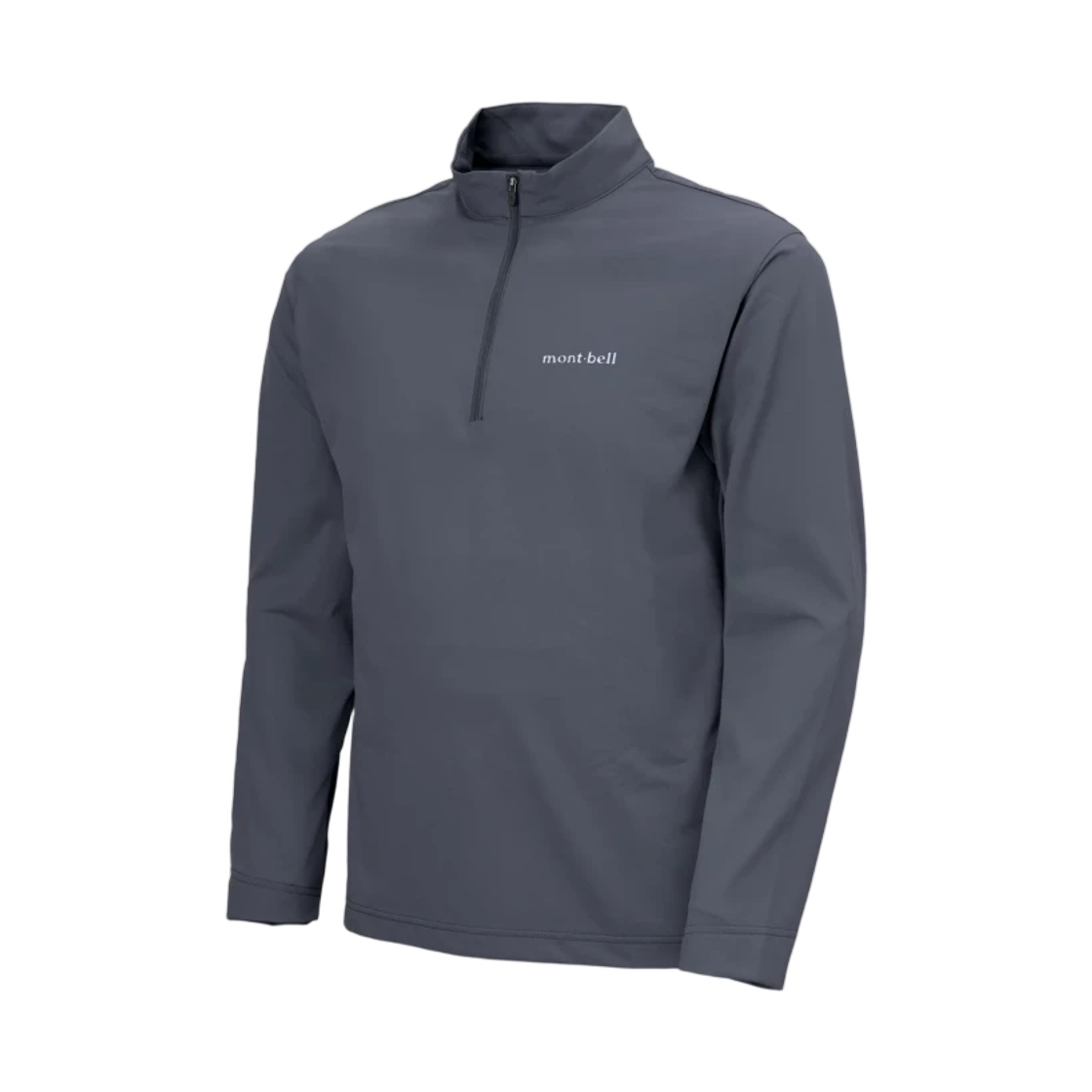 1114932 Montbell Wickron UV-Tect Long Sleeve Zip Shirt Dark Gray