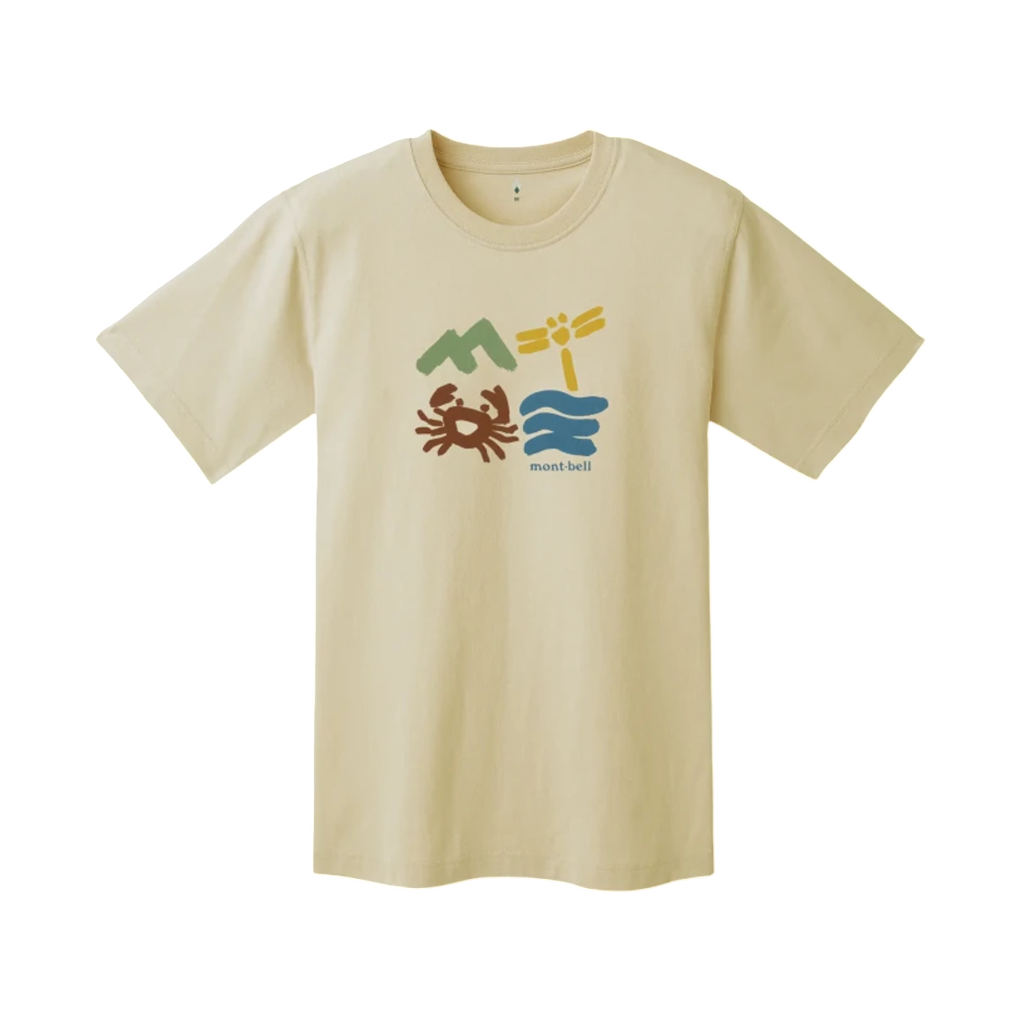 2304719 Montbell Pear Skin Cotton T-Shirt Playing in Nature Ivory