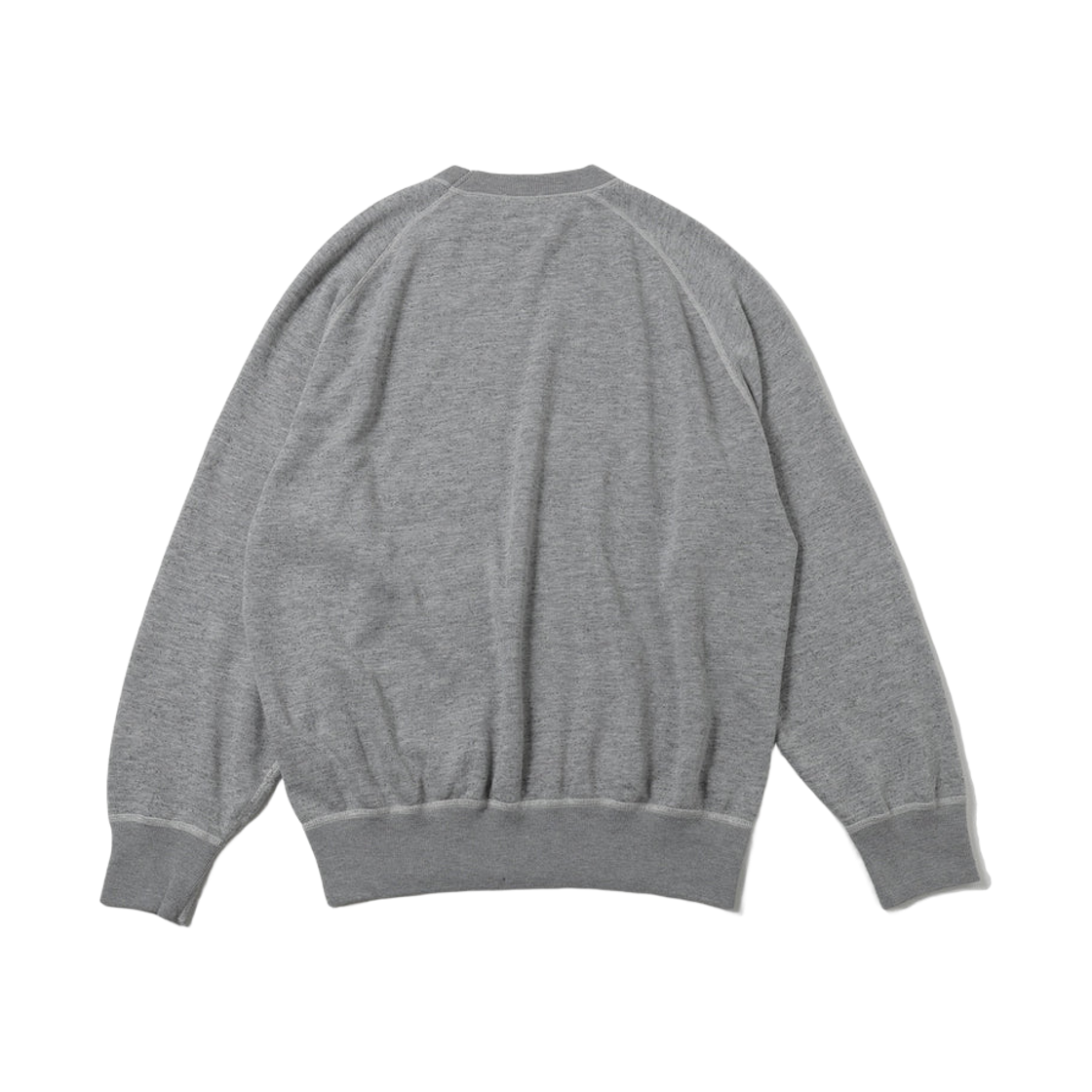 코모리 플리스 스웨트 크루넥 그레이 - 26SS(Comoli Fleece Sweat Crewneck Gray - 26SS) - 2