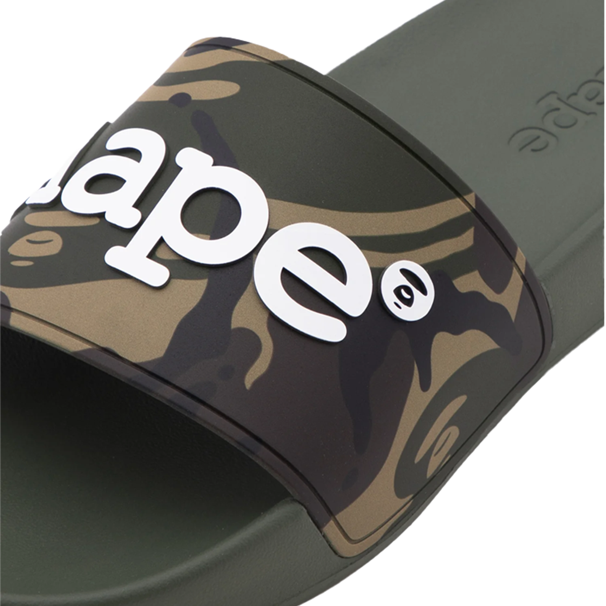 에이프 메인 로고 슬라이드 슈즈 그린 멀티 - 26SS(AAPE Main Logo Slides Shoes Green Multi - 26SS) - 5