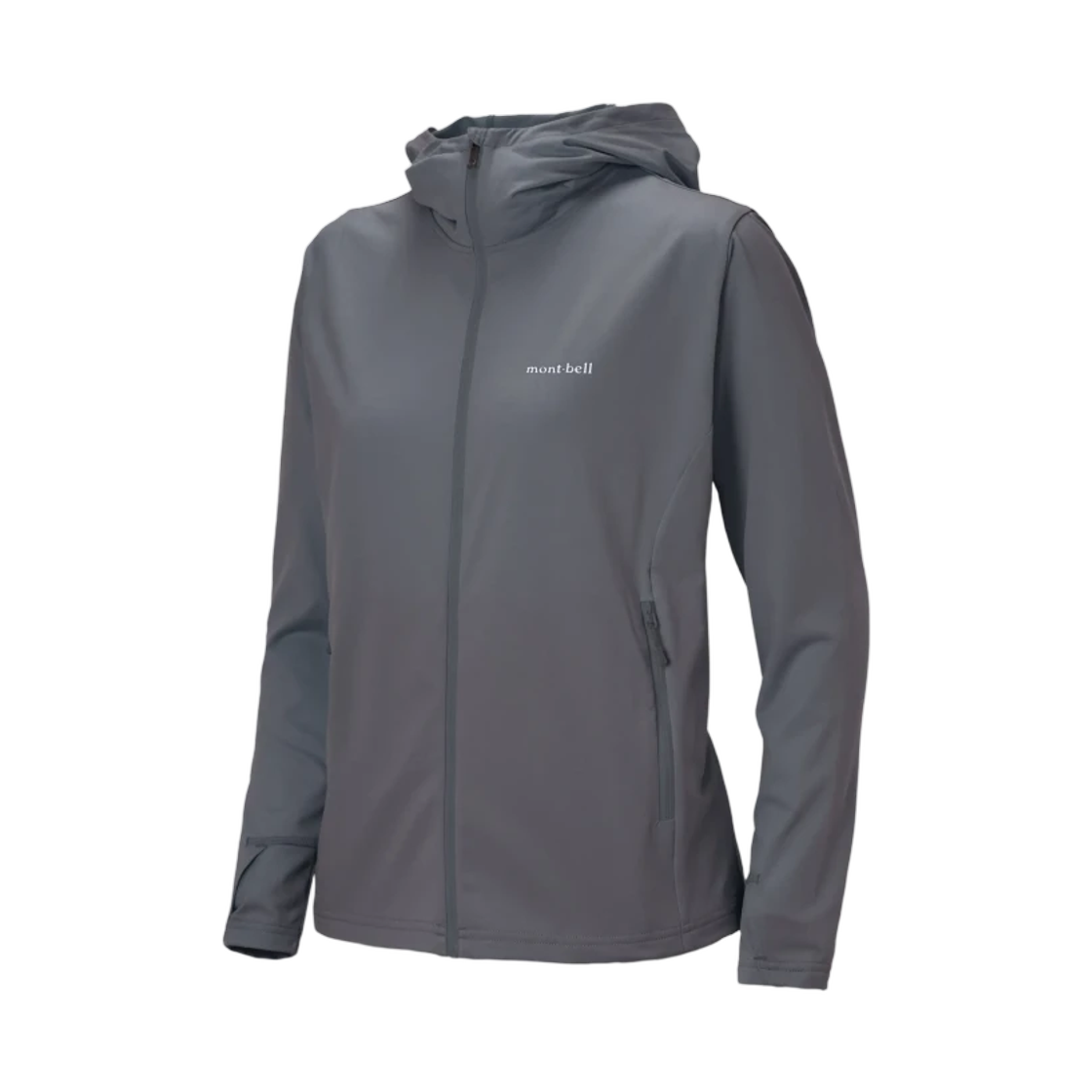 1114937 (W) Montbell Wickron UV-Tect Full-Zip Hoodie Dark Gray