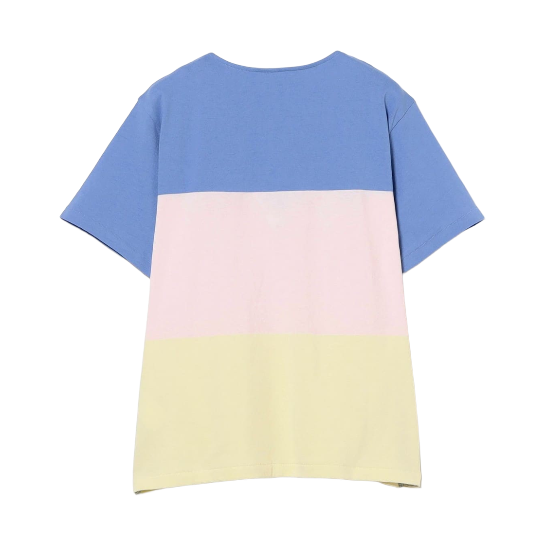 (W) 빔즈 보이 와이드 보더 숏슬리브 티셔츠 삭스((W) Beams Boy Wide Border Short Sleeve T-Shirt Sax) - 2