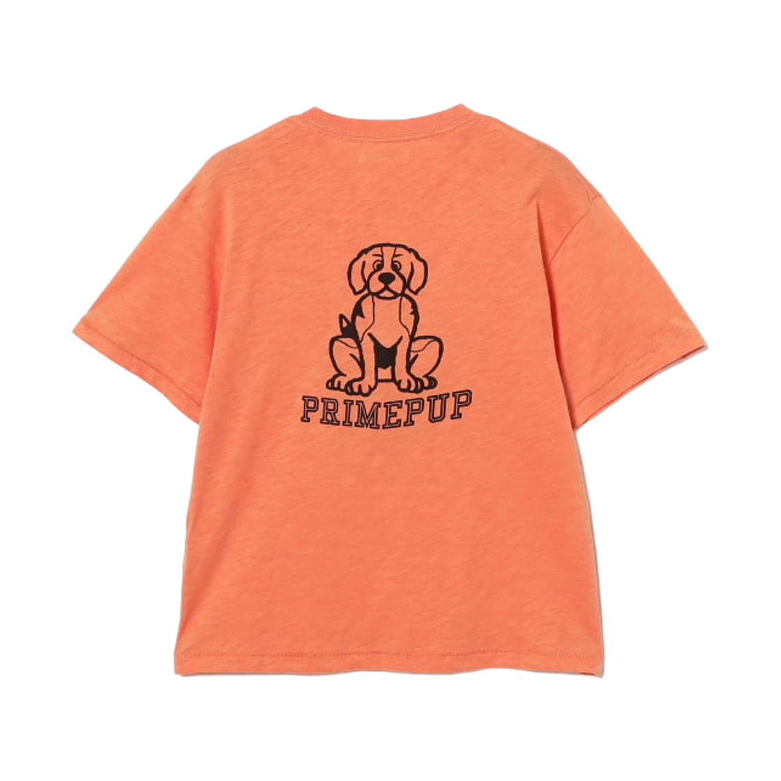 (W) 빔즈 보이 도그 티셔츠 오렌지((W) Beams Boy Dog T-shirt Orange) - 2