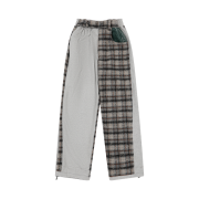 Problemallways Memory Unbalance Check Sweatpants Gray