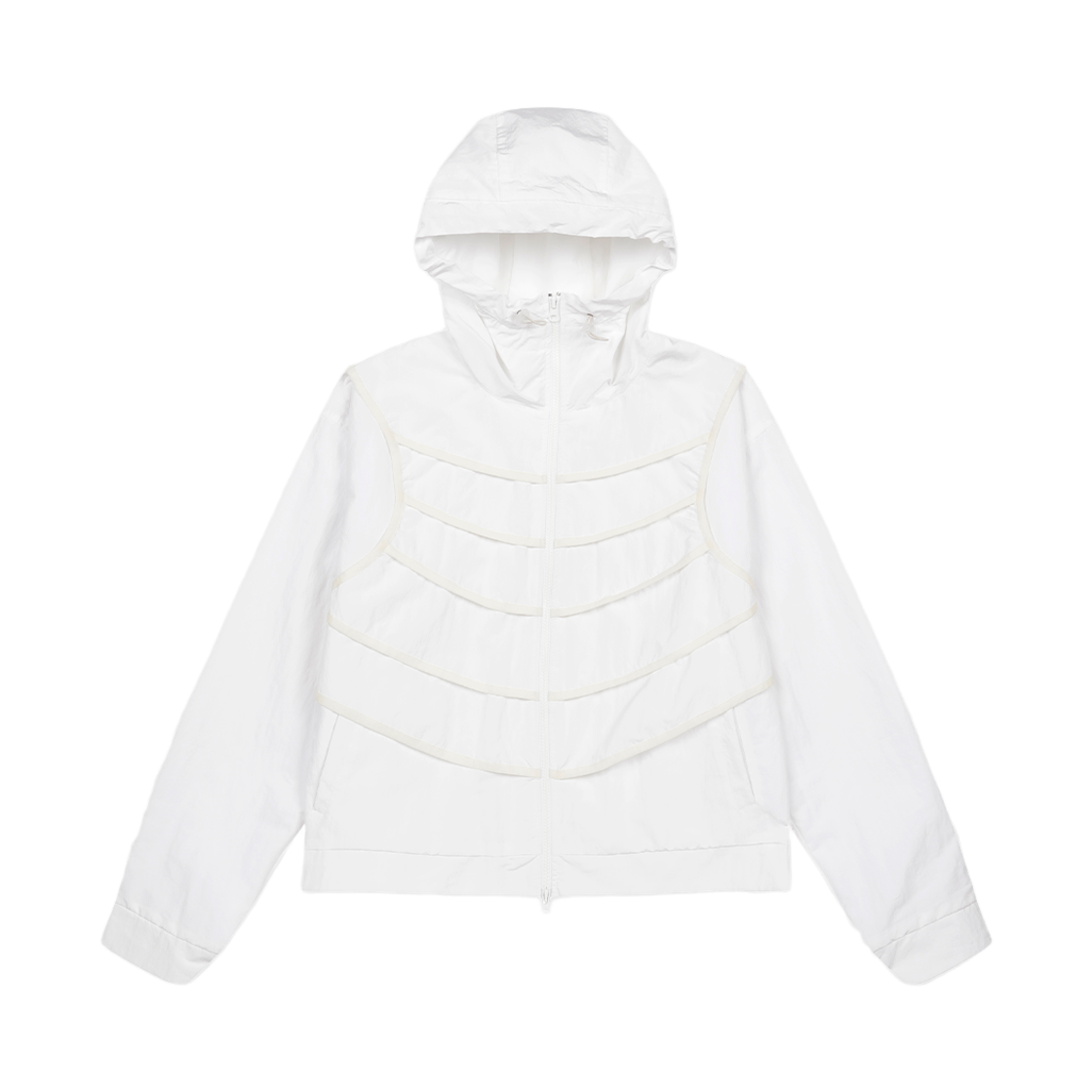 프라블럼올웨이즈 캐쳐스 아머 윈드브레이커 자켓 화이트(Problemallways Catcher's Armor Windbreaker Jacket White)