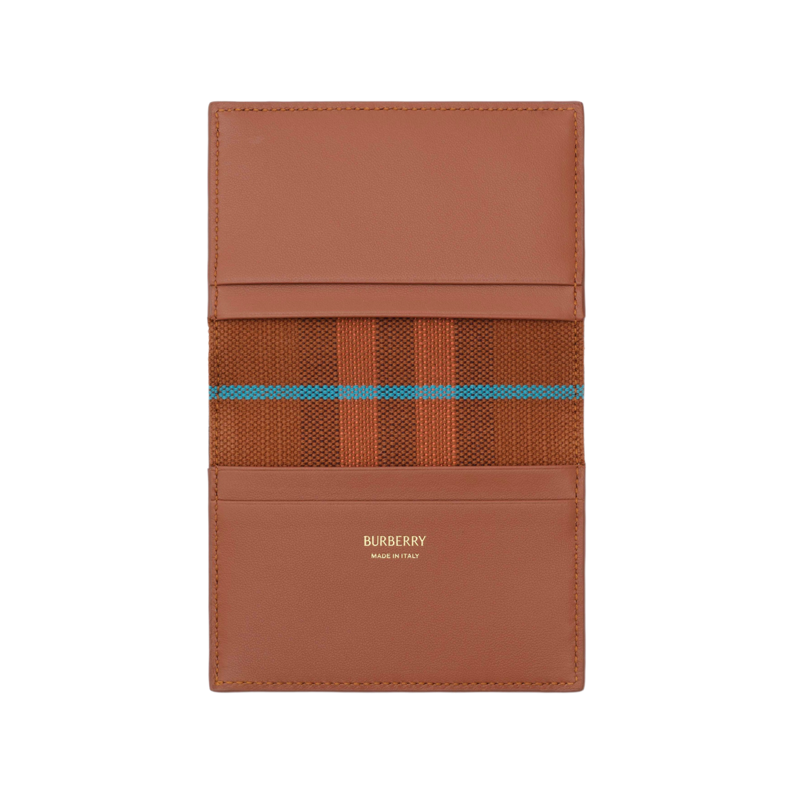 버버리 블룸스버리 폴딩 카드 케이스 진저 오렌지 진저브레드 브라운(Burberry Bloomsbury Folding Card Case Ginger Orange Gingerbread Brown) - 2