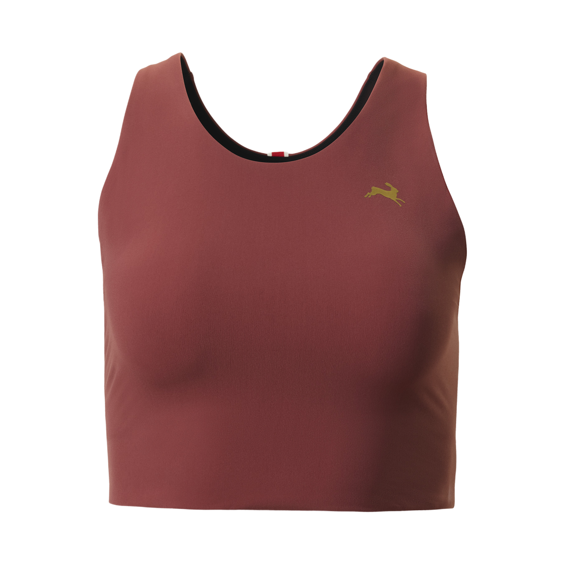 (W) 트랙스미스 턴오버 크롭 탑 애플 버터((W) Tracksmith Turnover Crop Top Apple Butter)