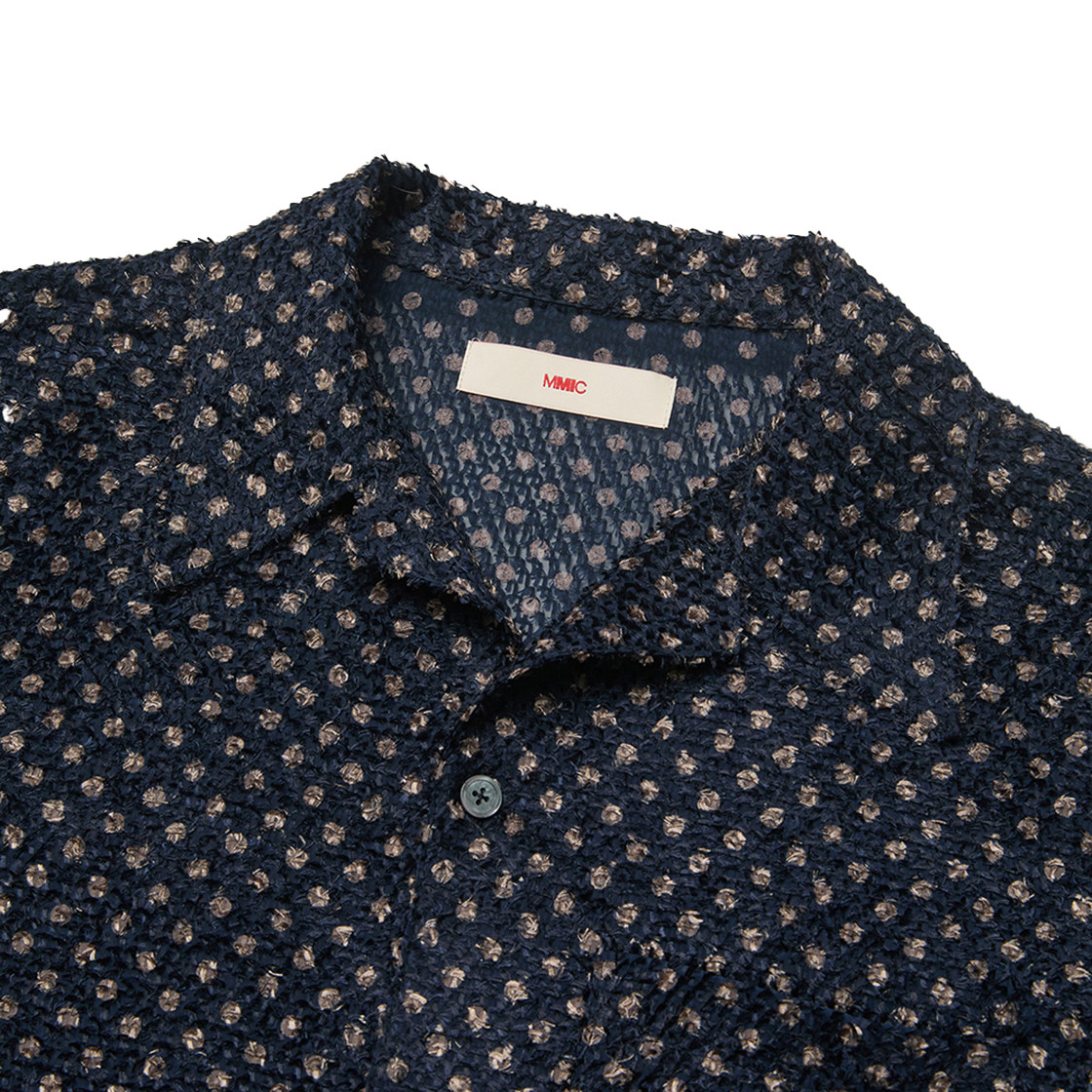 엠엠아이씨 코스모 하프 셔츠 네이비(MMIC Cosmo Half Shirt Navy) - 2