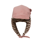Problemallways Papa's Side Pocket Earflap Cap Pink