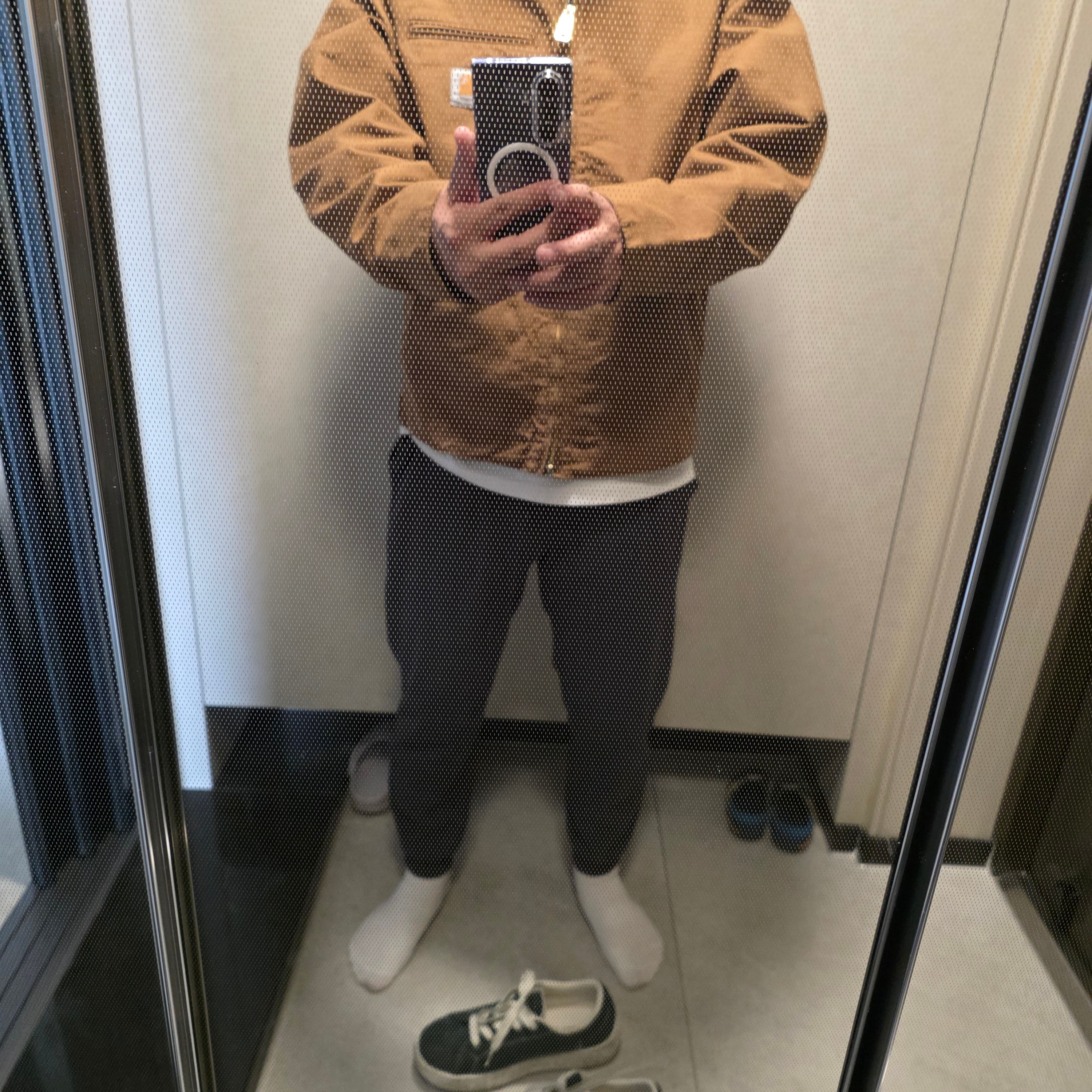 Carhartt WIP Detroit Jacket Hamilton Brown Tobacco 착용 스타일