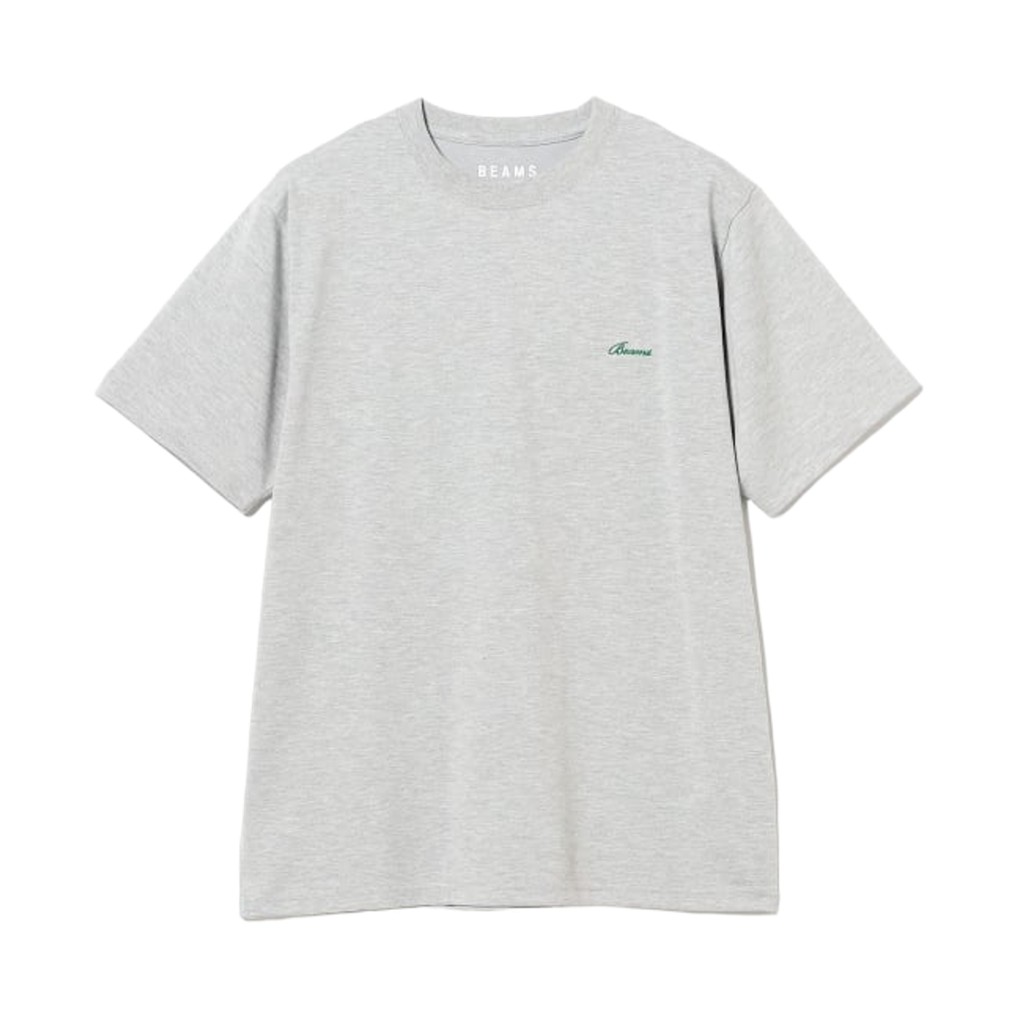 11-04-1478-803 Beams One-Point Design Basic Fit T-Shirt Top Grey