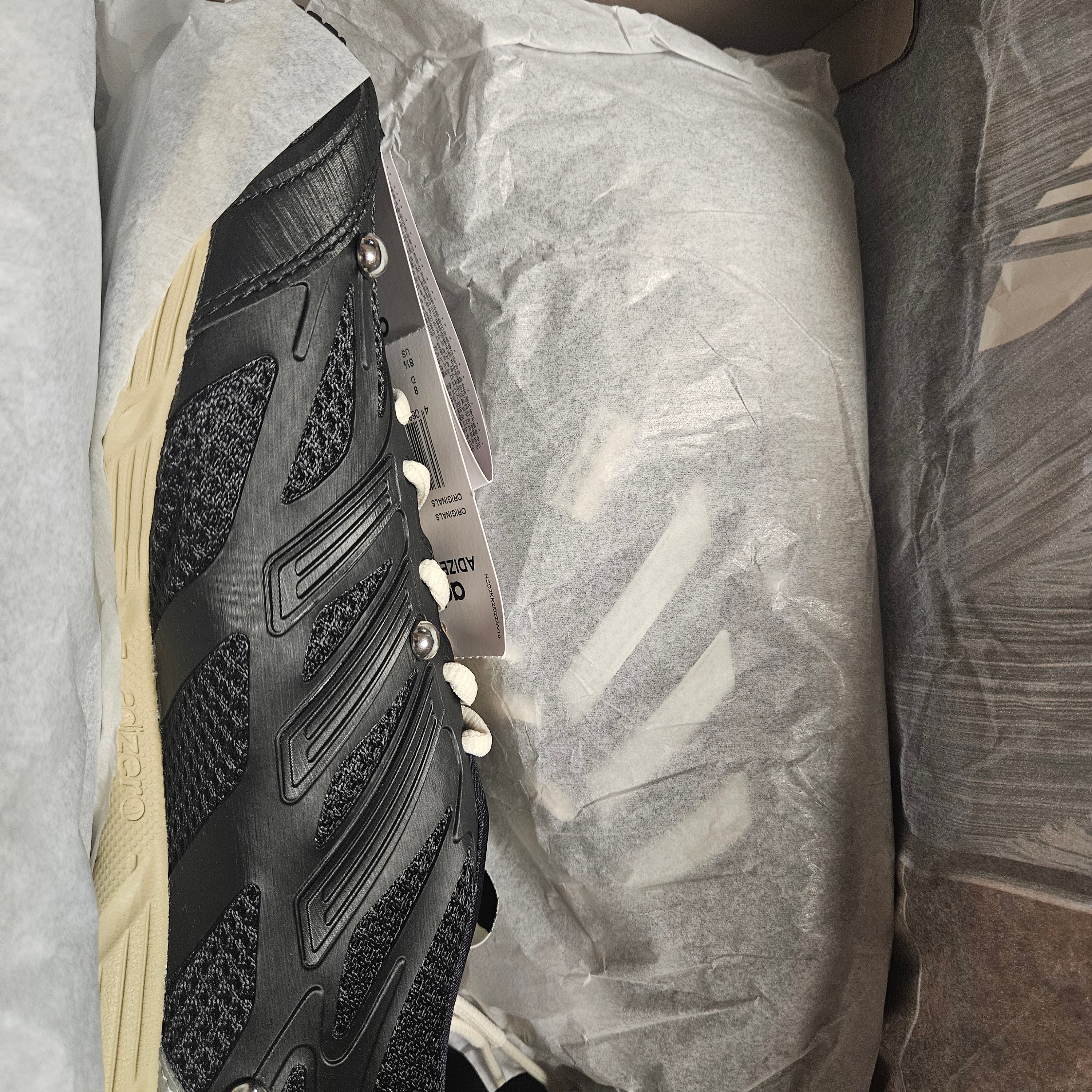 Adidas x Song for the Mute Adizero PR Core Black Cream White 착용 스타일