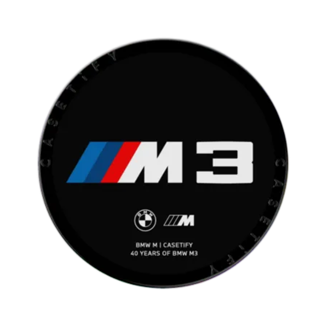 - Casetify x BMW M3 Classic Logo Snappy Magsafe Grip Stand