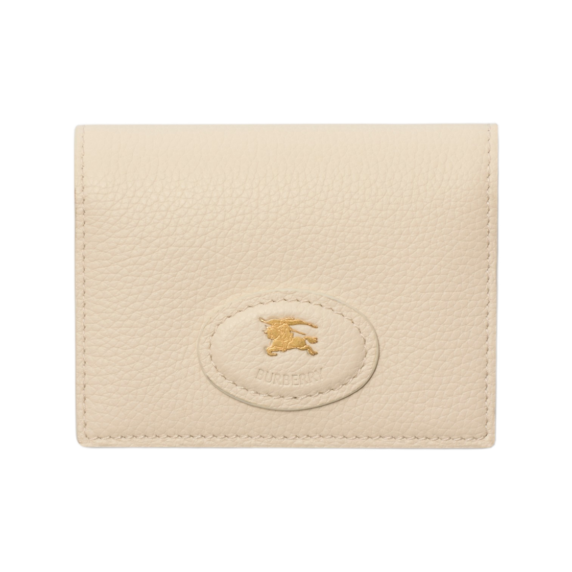 8120489 Burberry Bloomsbury Folding Card Case Soap Beige Light Beige