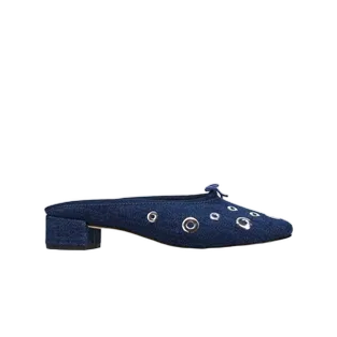 (W) 레페토 카미유 뮬 네이비 블루((W) Repetto Camille Mules Navy Blue)