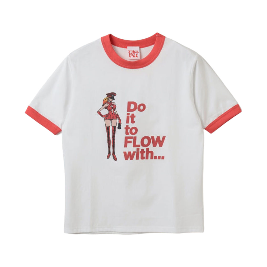 59-04-0035-445 (W) Mangart Beams x Lupin The Third Ringer T-Shirt Red