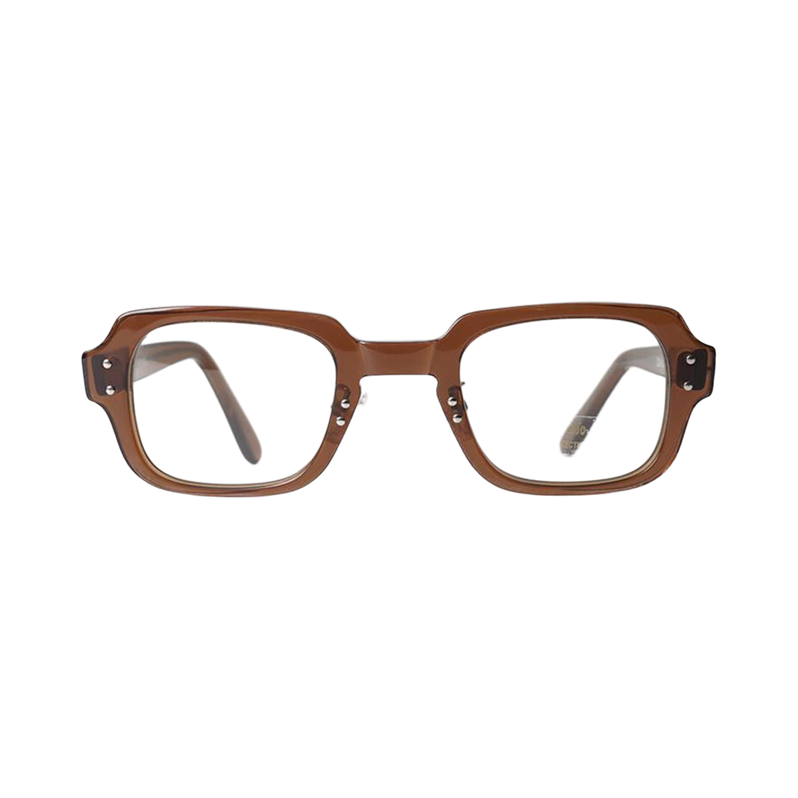 와이엠씨엘 케이와이 USS S9 아이웨어 프레임 브라운 렌즈 클리어(YMCL KY USS S9 Eyewear Frame Brown Lens Clear)