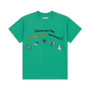 Problemallways Life Weather Forecast T-Shirt Green