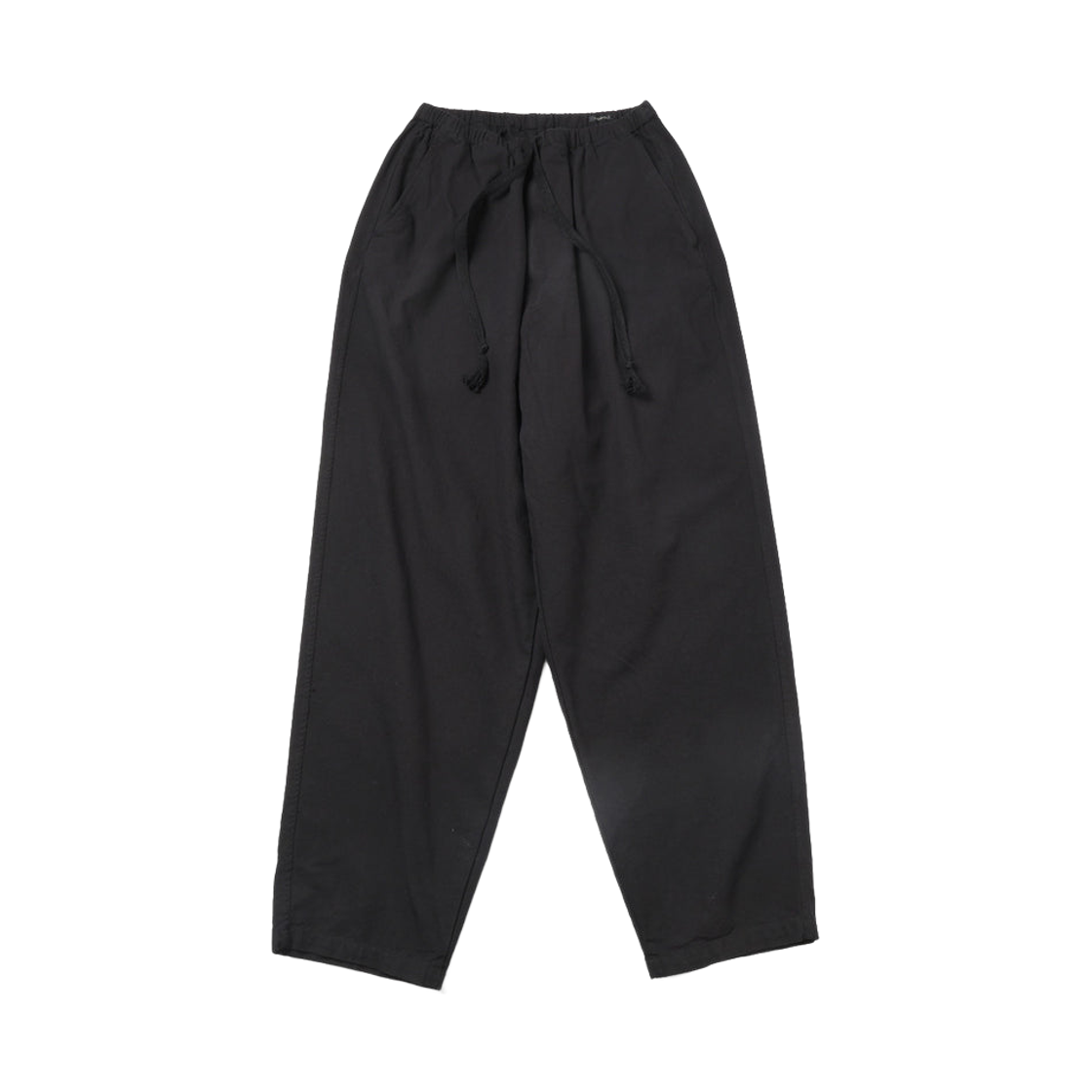코모리 코튼 덕 테이퍼드 팬츠 블랙 - 26SS(Comoli Cotton Duck Tapered Pants Black - 26SS)