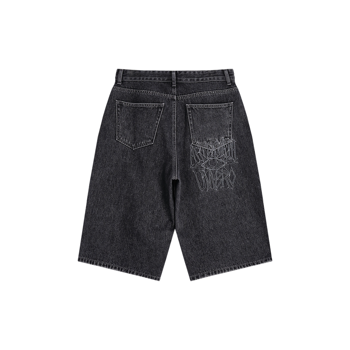 애프터매스 X 엄브로 데님 쇼츠 반바지 블랙(Atm X Umbro Denim Shorts Black) - 3