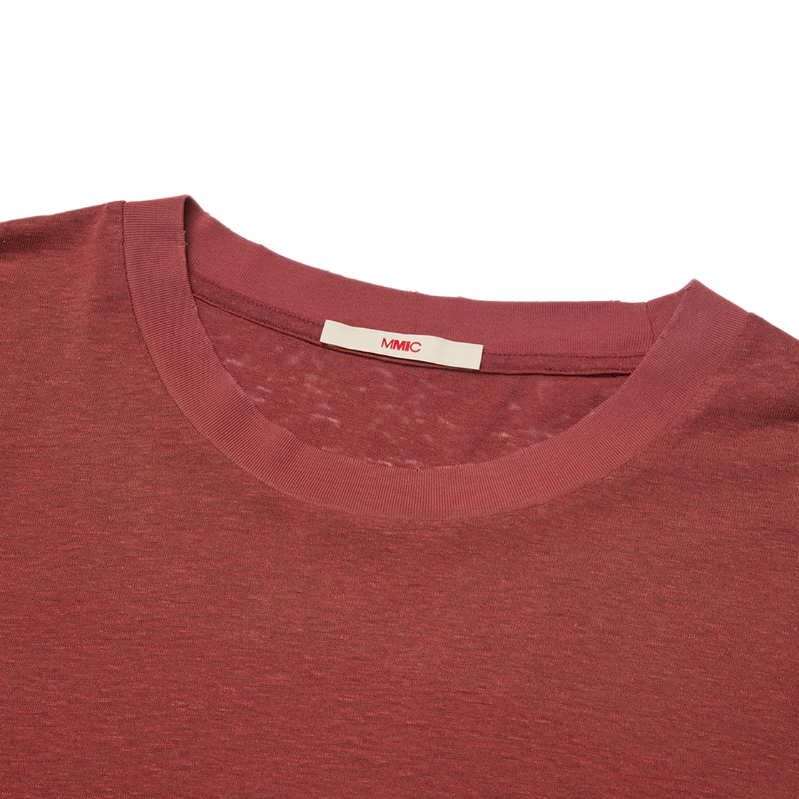 엠엠아이씨 데드스탁 티 브릭 레드(MMIC Deadstock Tee Brick Red) - 2