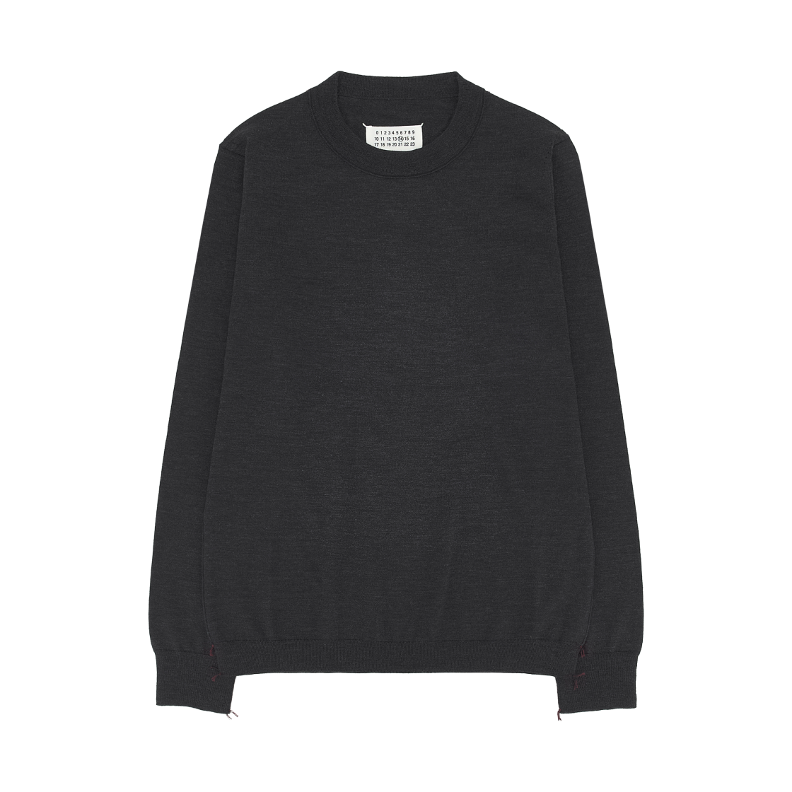 S50HA1004S17782860FM Maison Margiela Work Progress Sweater Charcoal
