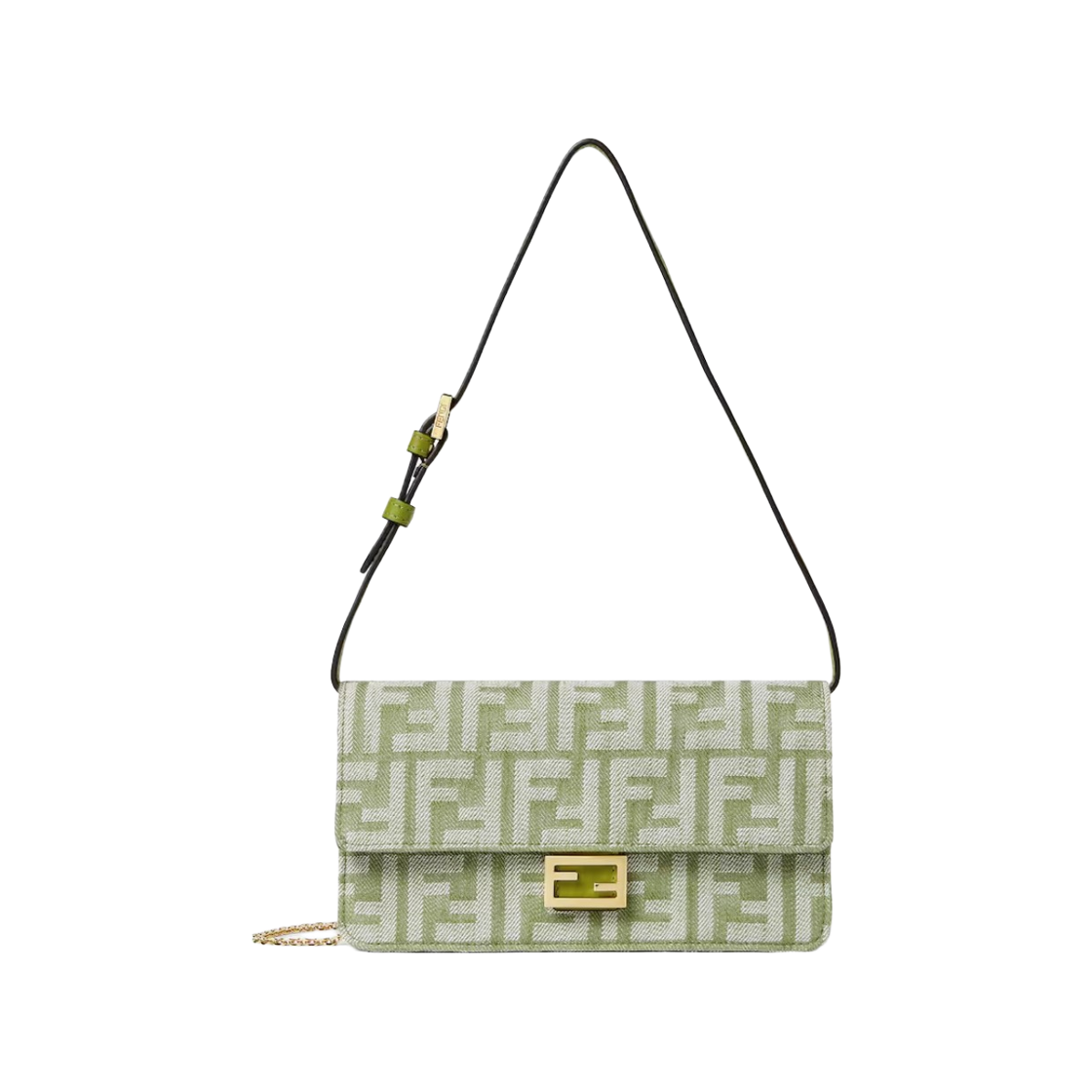 펜디 바게트 체인 월렛 그린(Fendi Baguette Chain Wallet Green) - 1