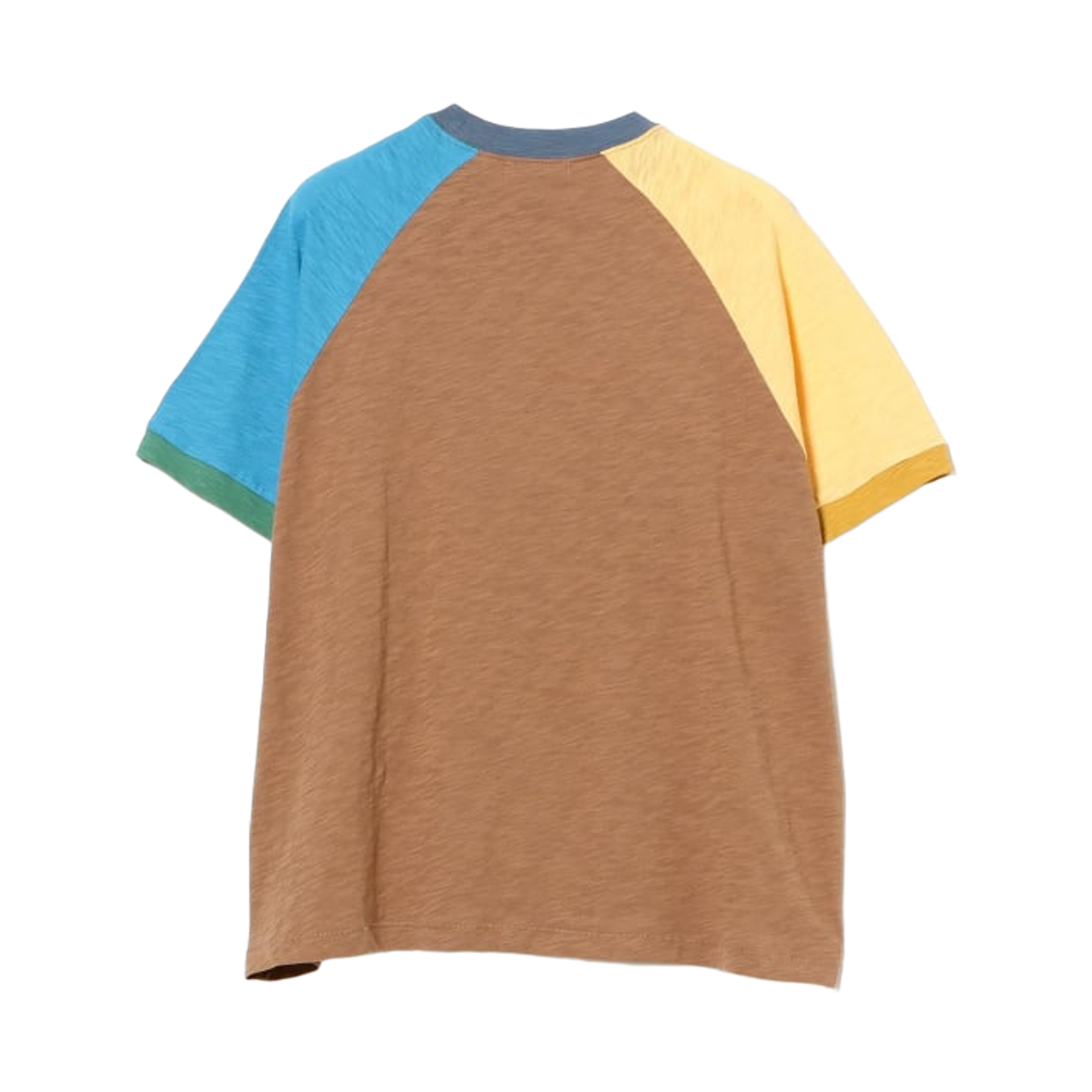 (W) 빔즈 보이 크레이지 숏슬리브 슬럽 저지 브라운((W) Beams Boy Crazy Short Sleeve Slub Jersey Brown) - 2