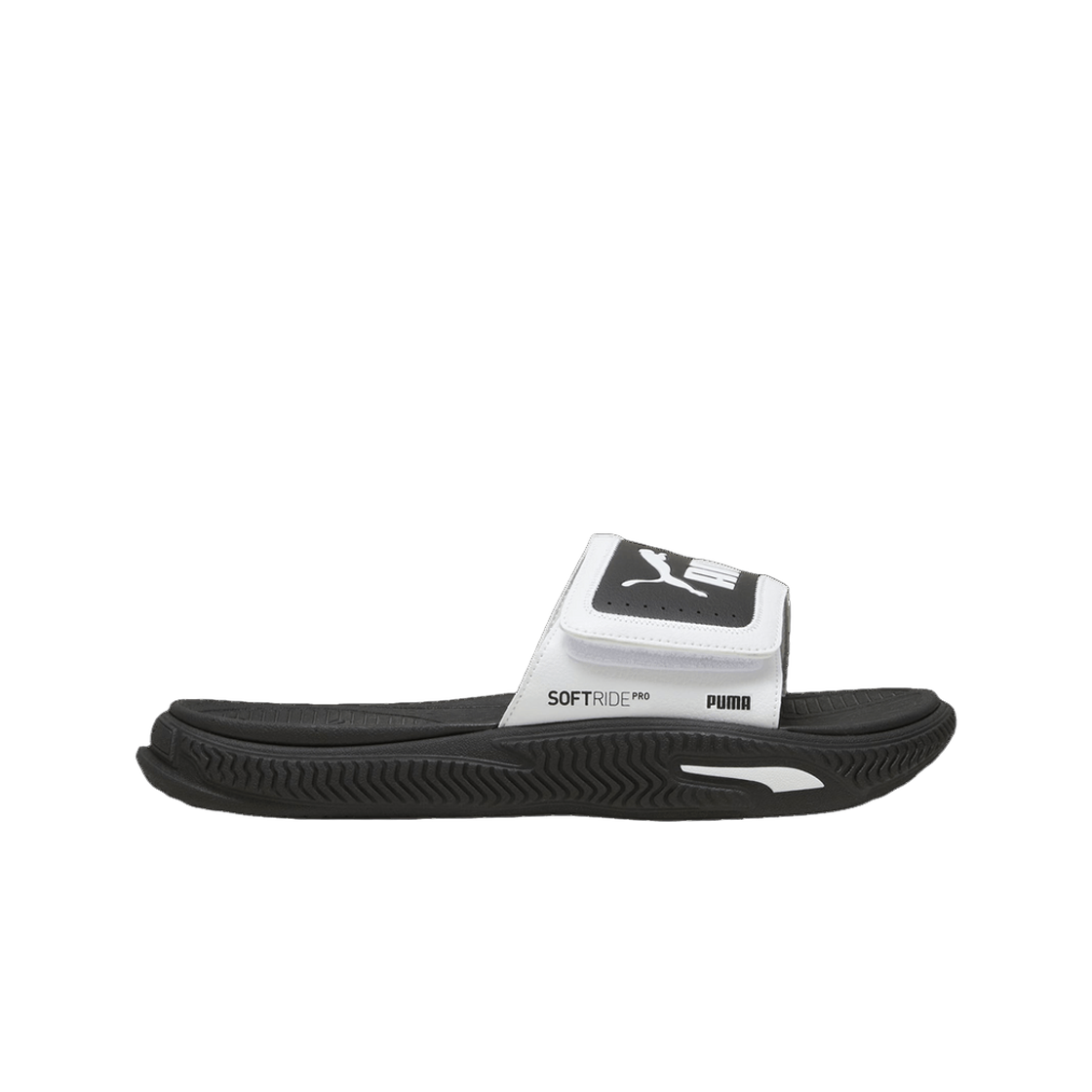 푸마 소프트라이드 프로 24 V 슬라이드 화이트 블랙(Puma Softride Pro 24 V Slide White Black) - 1