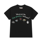Problemallways Life Weather Forecast T-Shirt Black