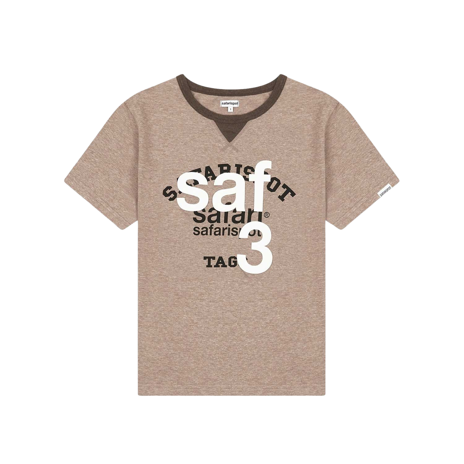 [KREAM 단독] 사파리스팟 루 베이스 스쿨 클럽 티 브라운([KREAM 단독] Safarispot Roux Base School Club Tee Brown)