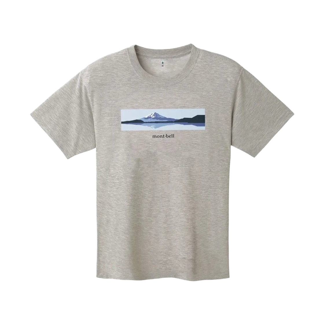 몽벨 위크론 후지 티셔츠 라이트 그레이(Montbell Wickron Fuji T-Shirt Light Gray) - 1