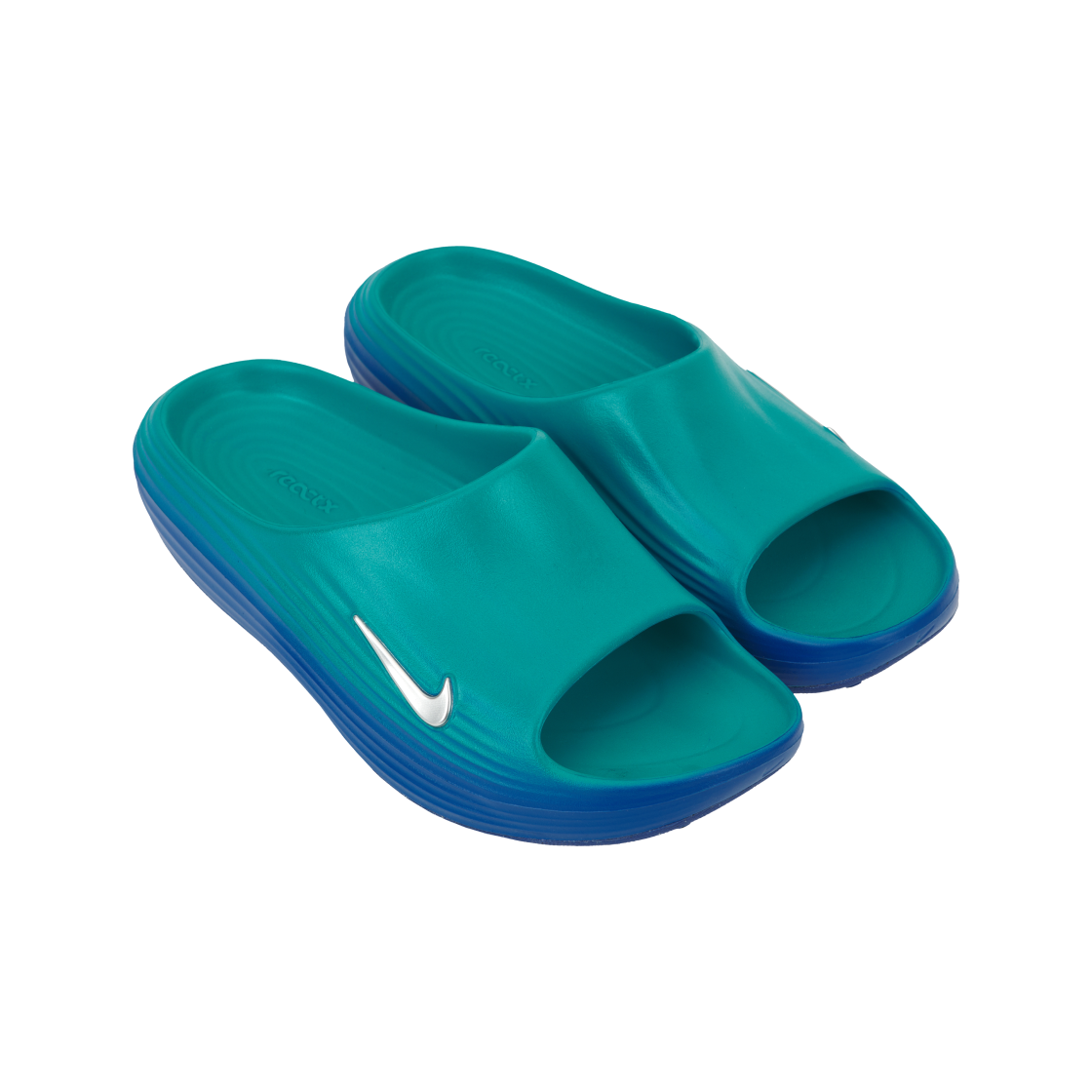 나이키 리액트X 리주버네이트 슬라이드 더스티 캑터스 메탈릭 실버(Nike ReactX Rejuven8 Slide Dusty Cactus Metallic Silver) - 4