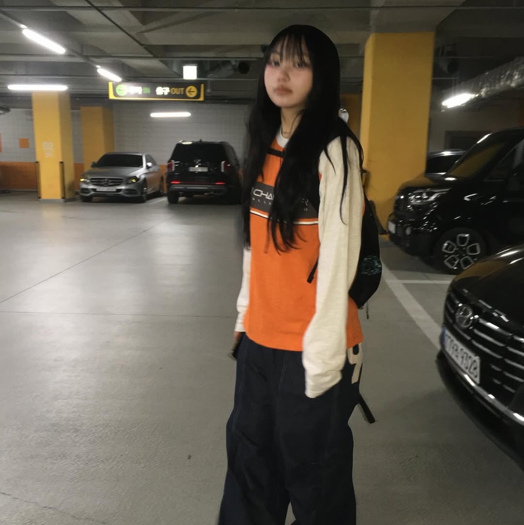 SPORT CHAMBER SC Node T-shirt ORANGE 착용 스타일 - 1