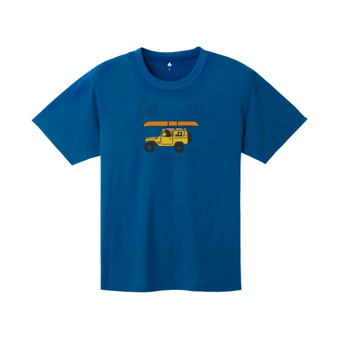 2304717 Montbell Pear Skin Cotton T-Shirt Departure Blue