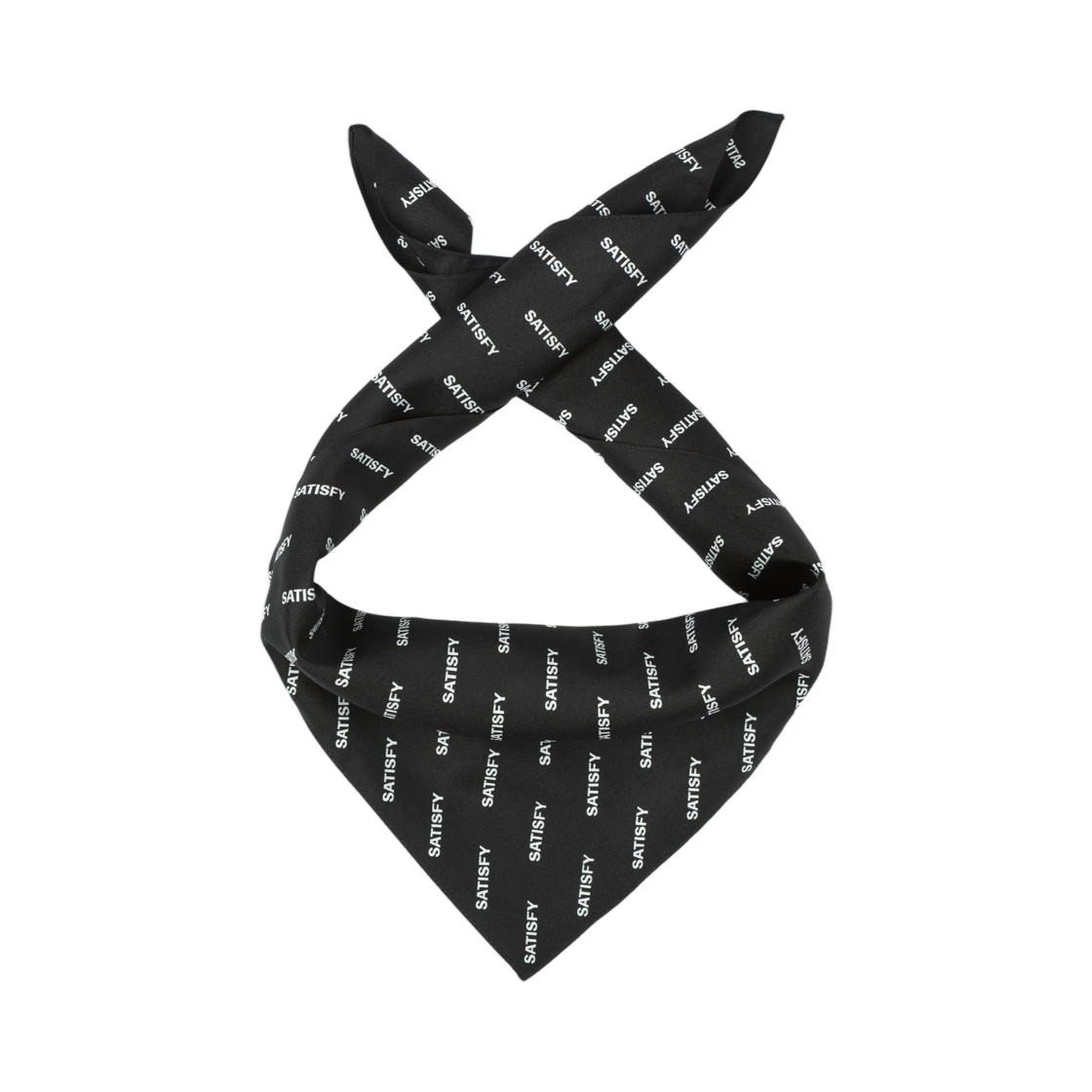 34035-00001 Satisfy Softcell Carre De Soie Bandana Black